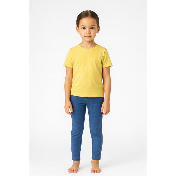 Carter's Kid Girls denim wash Jeggings Size 6/6X Blue Stretch Pull-On Pants - Picture 1 of 5